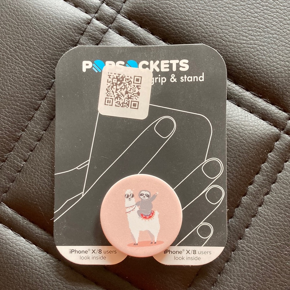 🦙🦥 NWT Llama and Sloth Pop Socket